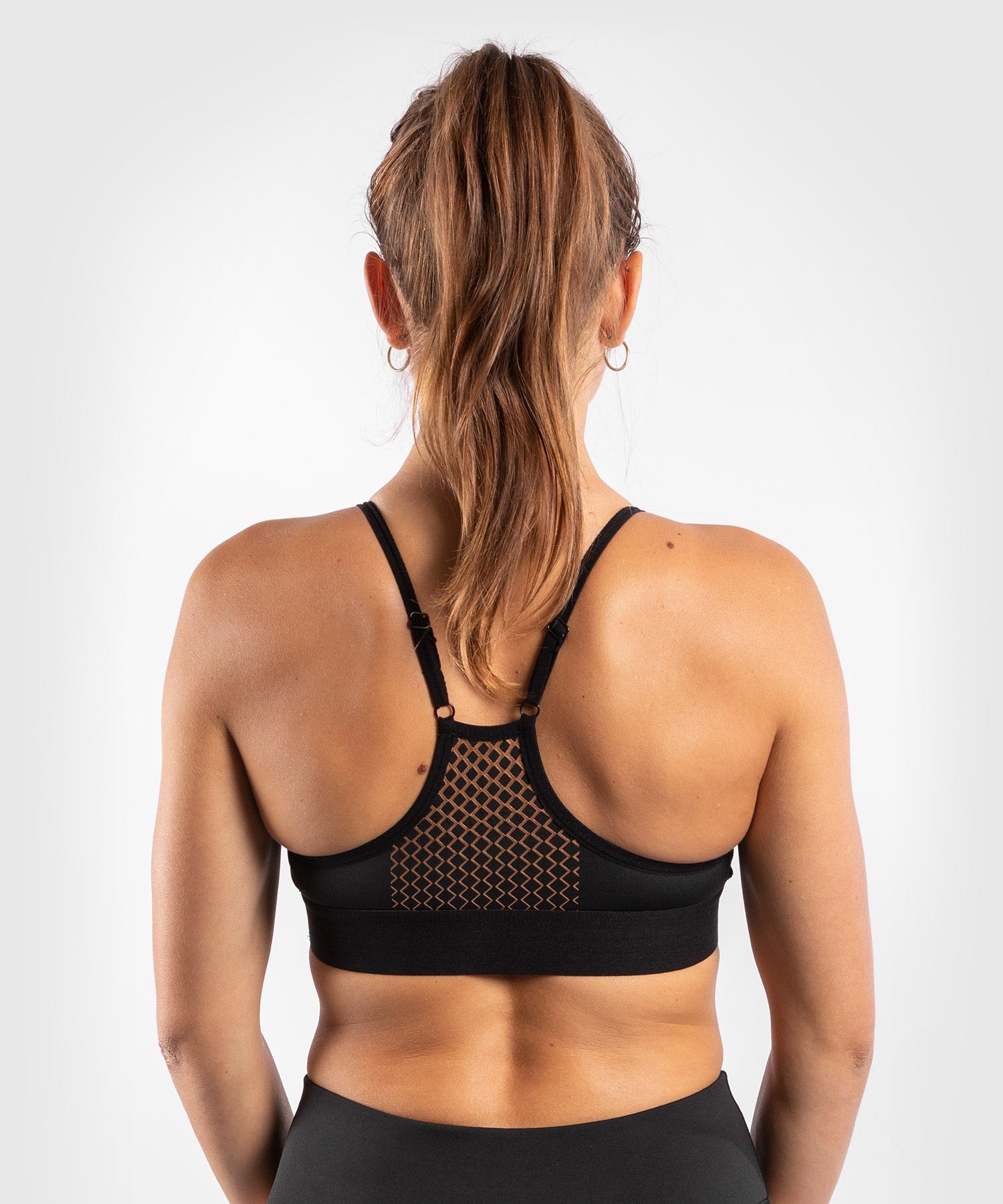 venum-tecmo-sport-bh-damen-schwarz-bronze image 2