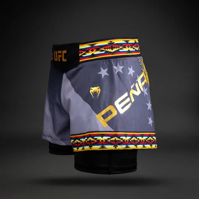 ufc-unrivaled-by-venum-julianna-pe-a-frauen-fight-short-slim-fit-schwarz image 1