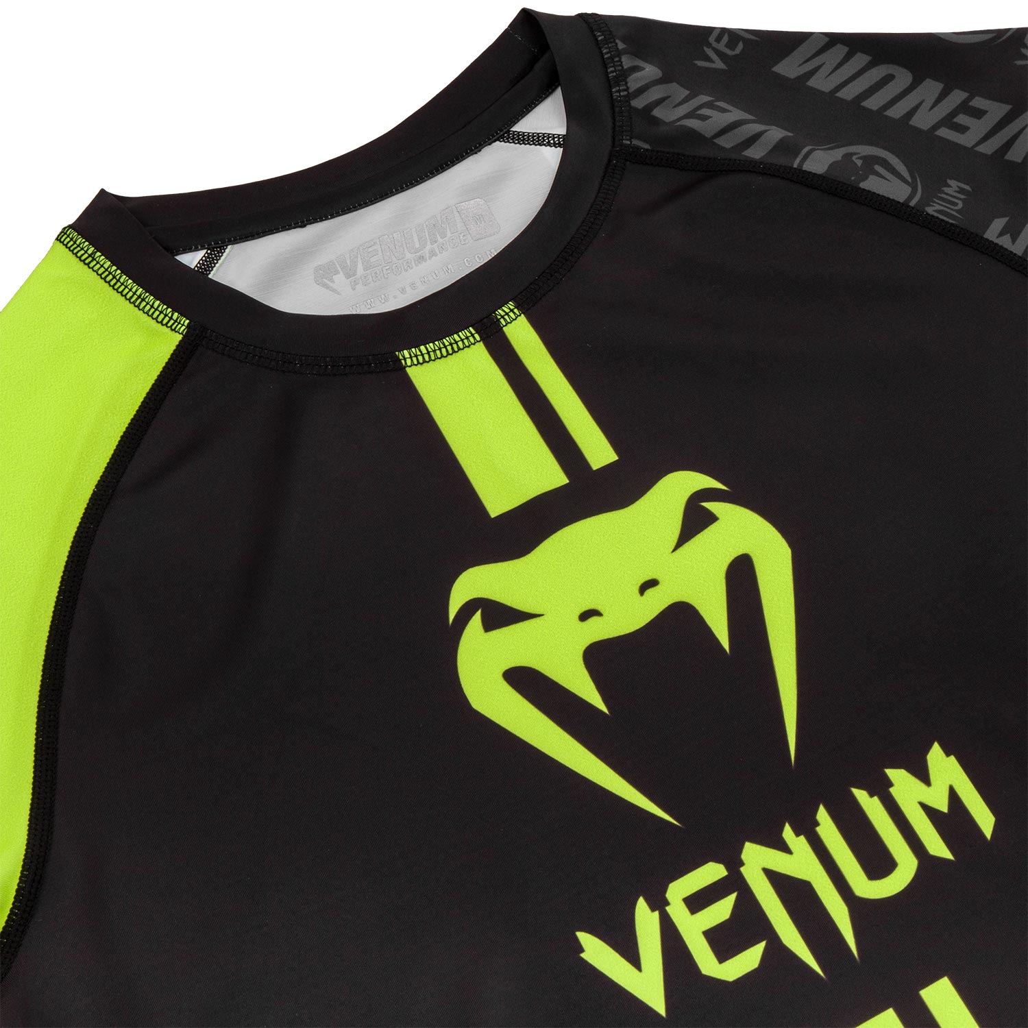 venum-logos-rashguard-langarm-schwarz-neongelb image 5