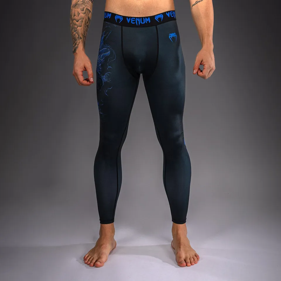 venum-thunder-dragon-spats-herren-kompressionstights-schwarz-k-nigsblau image 1