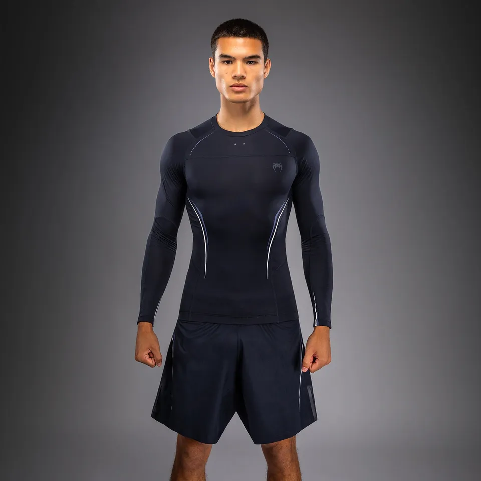venum-g-core-langarm-rashguard-herren-marineblau-wei image 1
