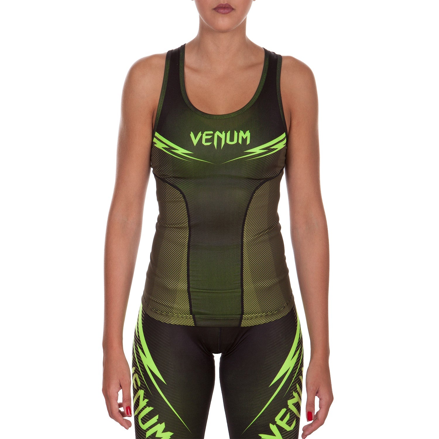 venum-razor-tank-top-damen-schwarz-gelb image 8