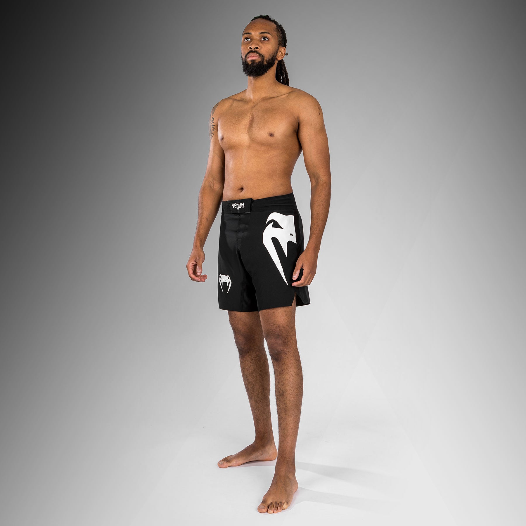 venum-light-5-0-fight-shorts-schwarz-wei image 2