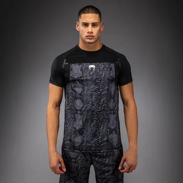 venum-g-fit-scales-dry-tech-t-shirt-herren-schwarz-anthrazitgrau image 1