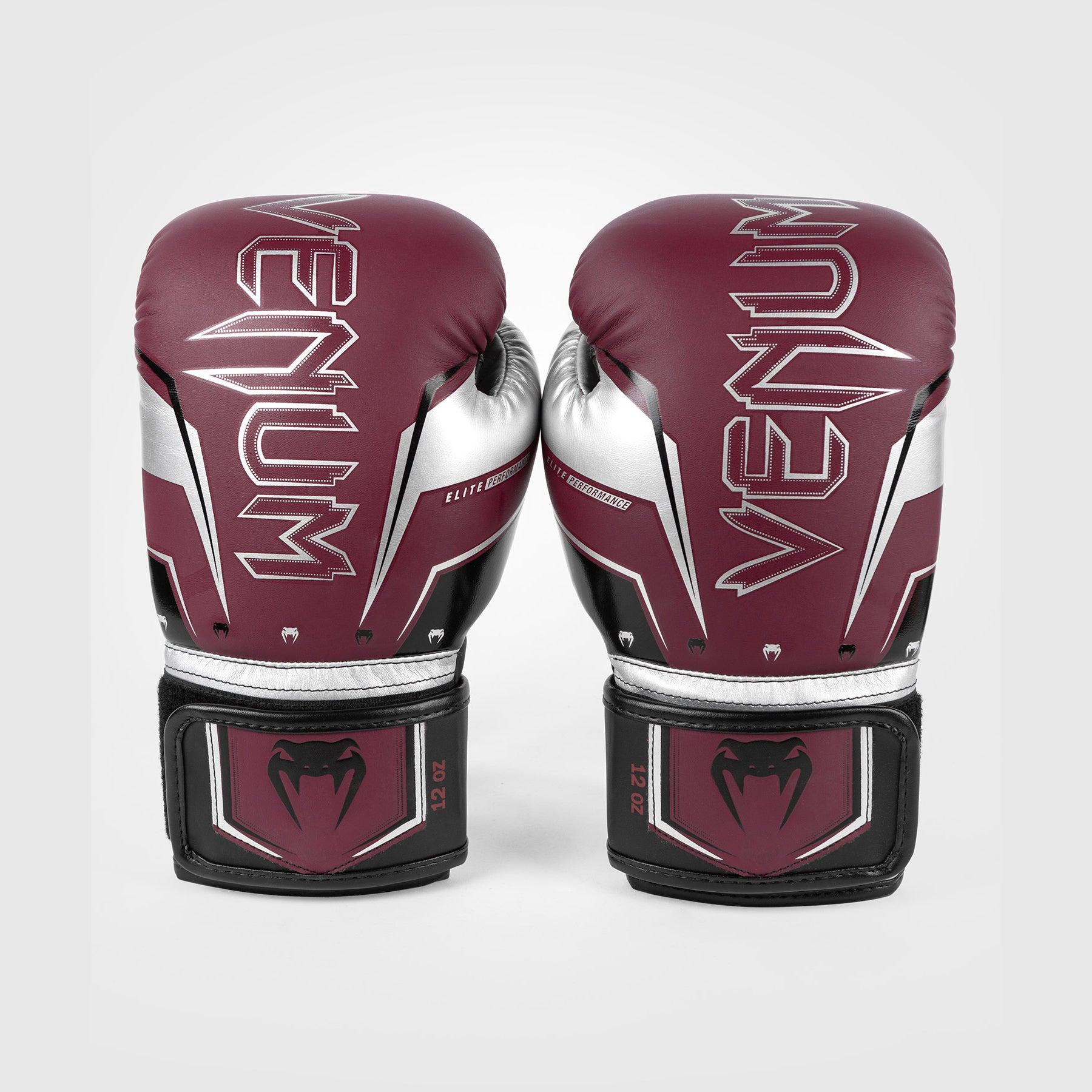 venum-elite-evo-boxhandschuhe-burgund-silber image 4