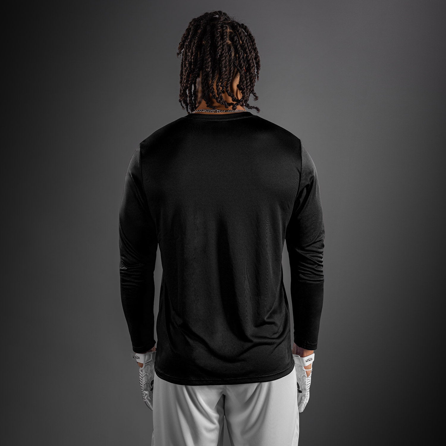venum-lineup-performance-langarm-t-shirt-schwarz-wei image 4