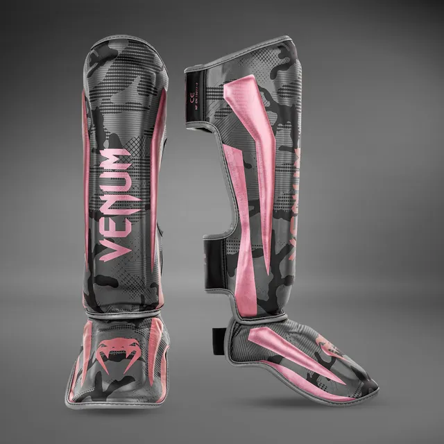 venum-elite-schienbeinsch-tzer-schwarz-rosa-gold image 1