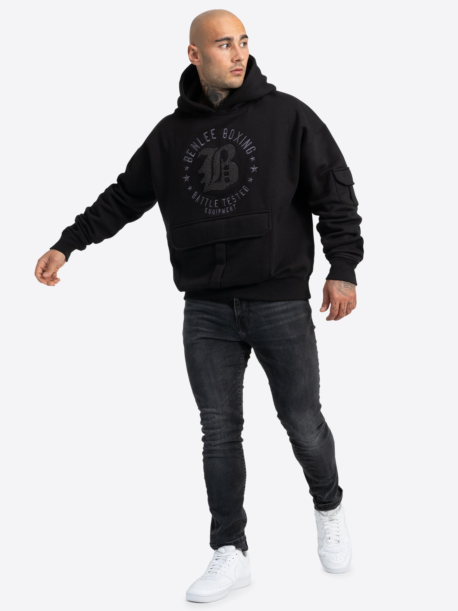 benlee-mitchell-cargo-hoodie-f-r-herren-mit-stickerei-und-klett-taschen image 2