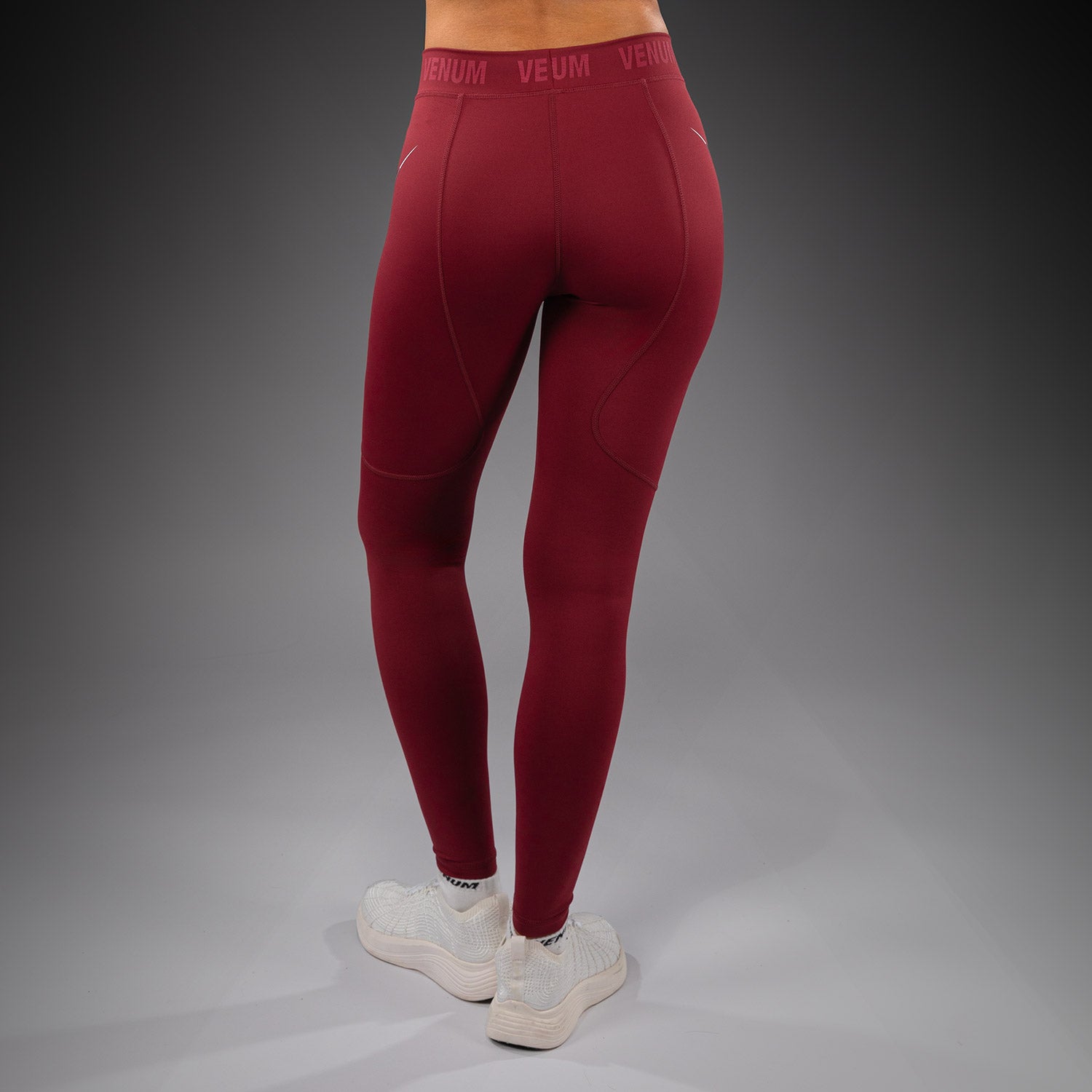 venum-adrenaline-damen-leggings-lang-burgunder-rosa image 3