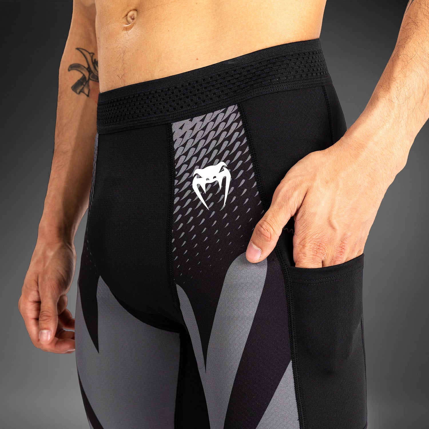 venum-attack-herren-gamaschen-spats-schwarz image 3
