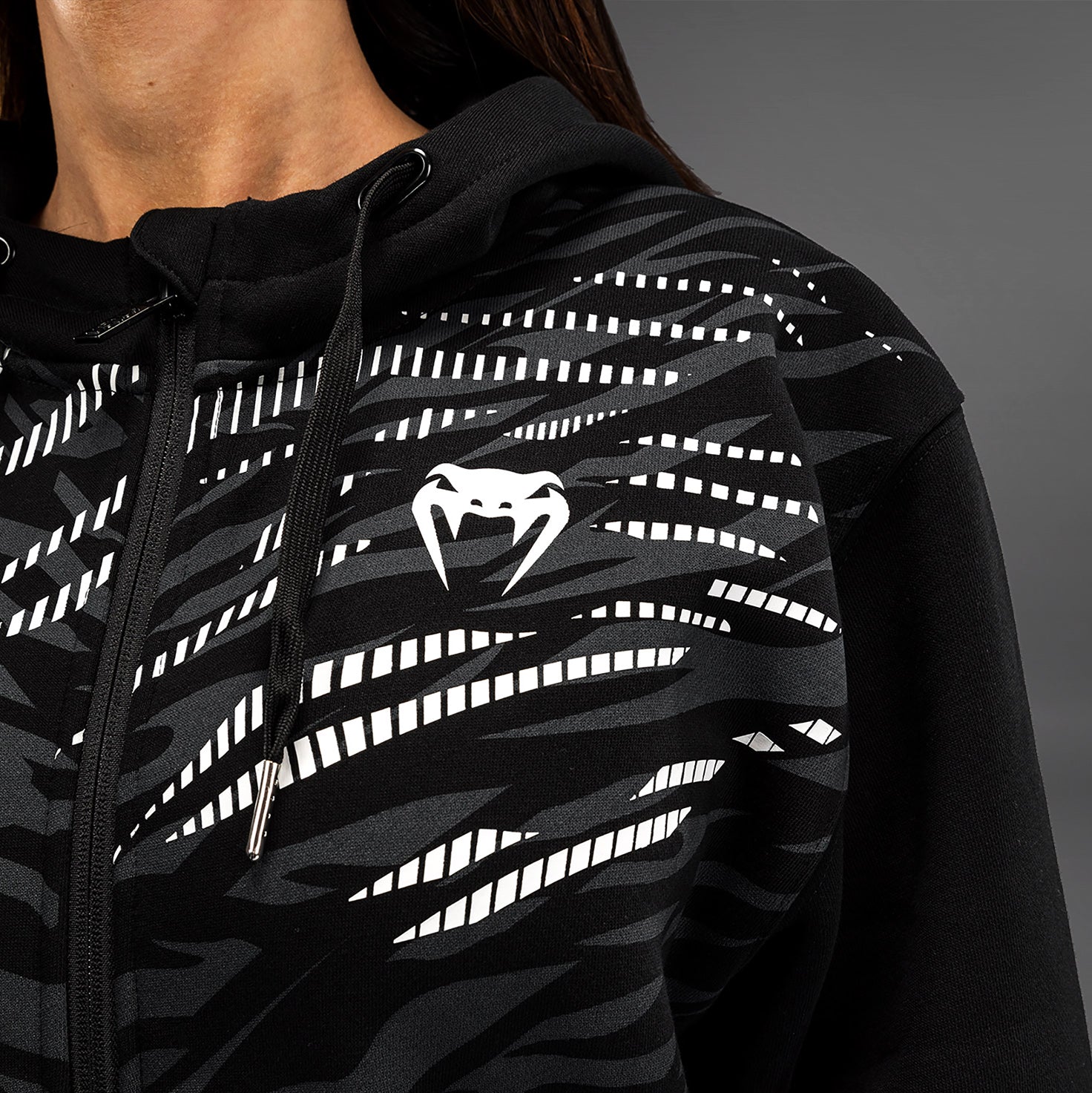 ufc-fusion-by-venum-replica-damen-zip-hoodie-schwarz image 5