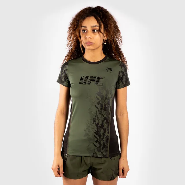 venum-ufc-authentic-fight-week-damen-performance-t-shirt-kurzarm-khaki image 1