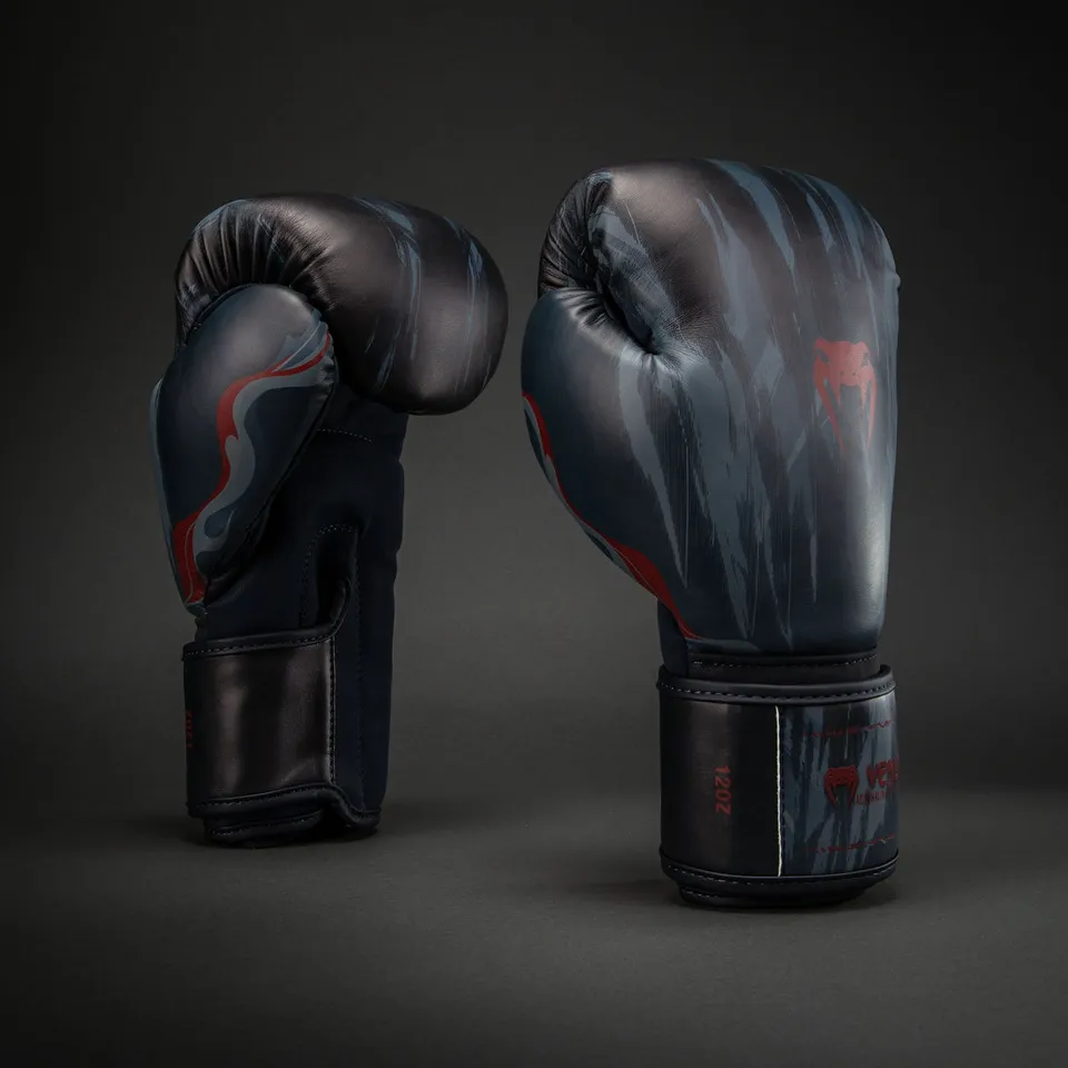 venum-demon-boxhandschuhe-schwarz-grau image 1