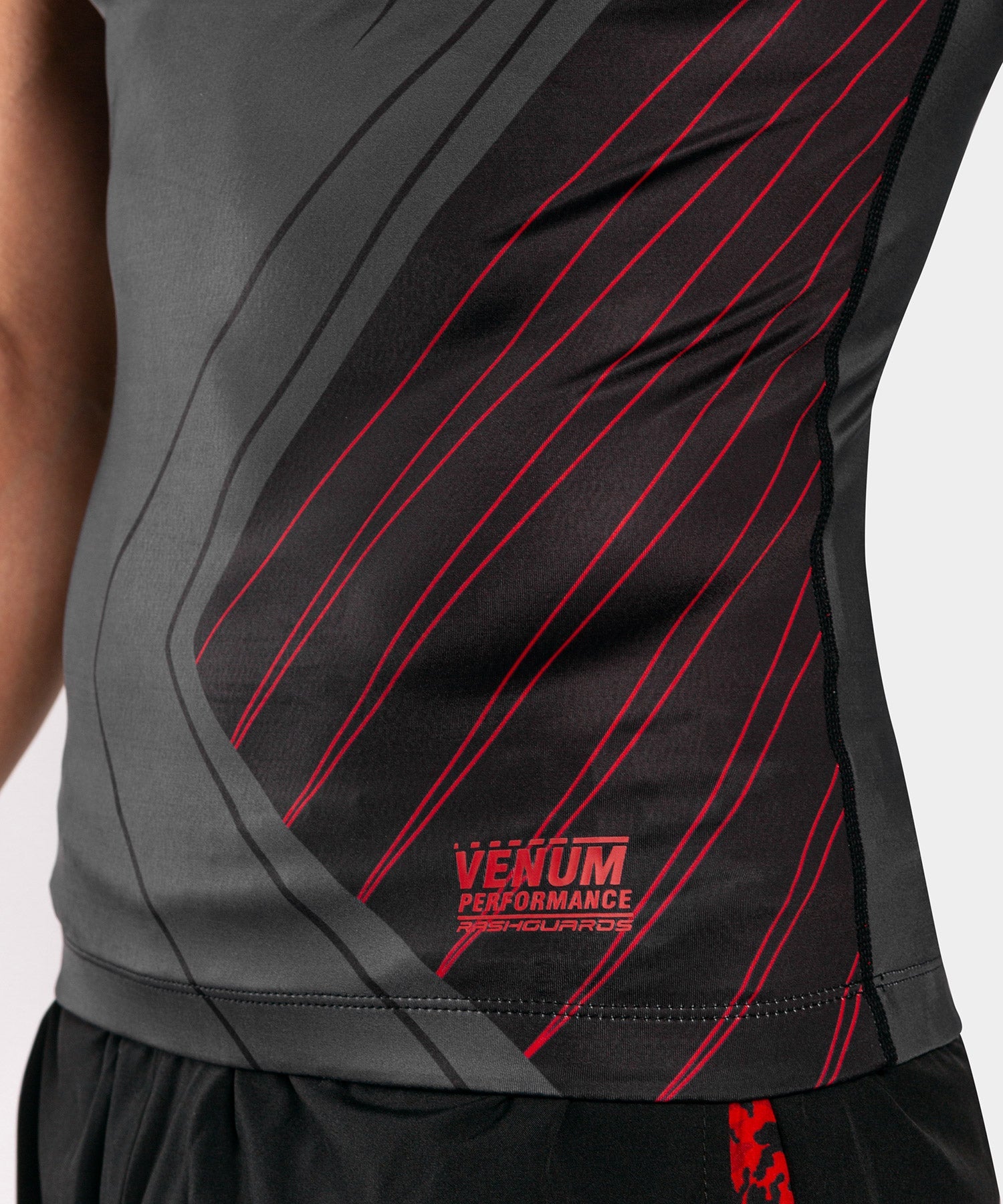 venum-contender-5-0-rashguard-kurzarm-herren-schwarz-rot image 7
