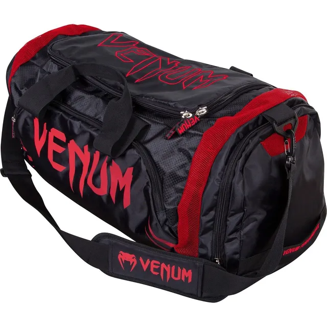 venum-trainer-lite-sporttasche-leicht-schwarz-rot image 1