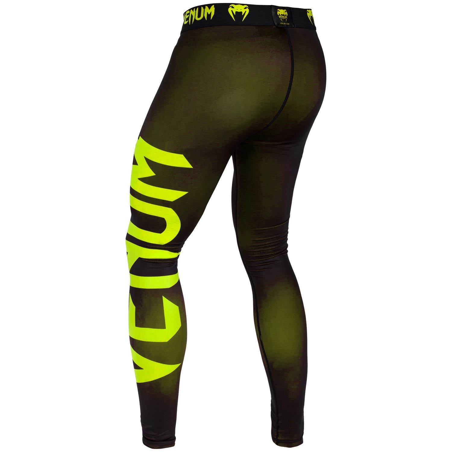 venum-giant-spats-kompressionhose-schwarz-neongelb image 3