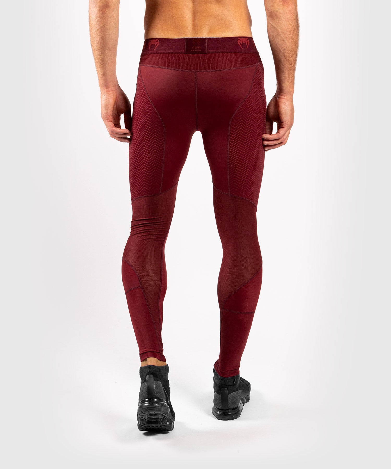 venum-g-fit-spats-kompressionshose-burgundrot image 4