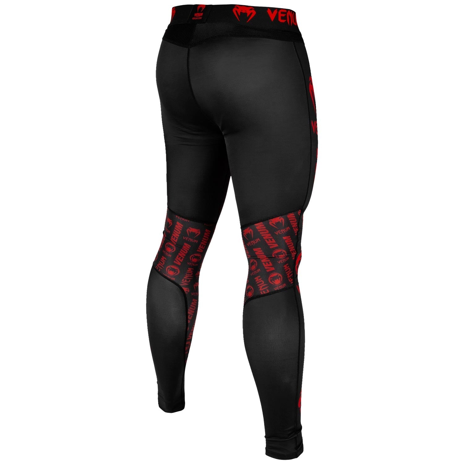 venum-logos-kompressionshose-schwarz-rot image 4