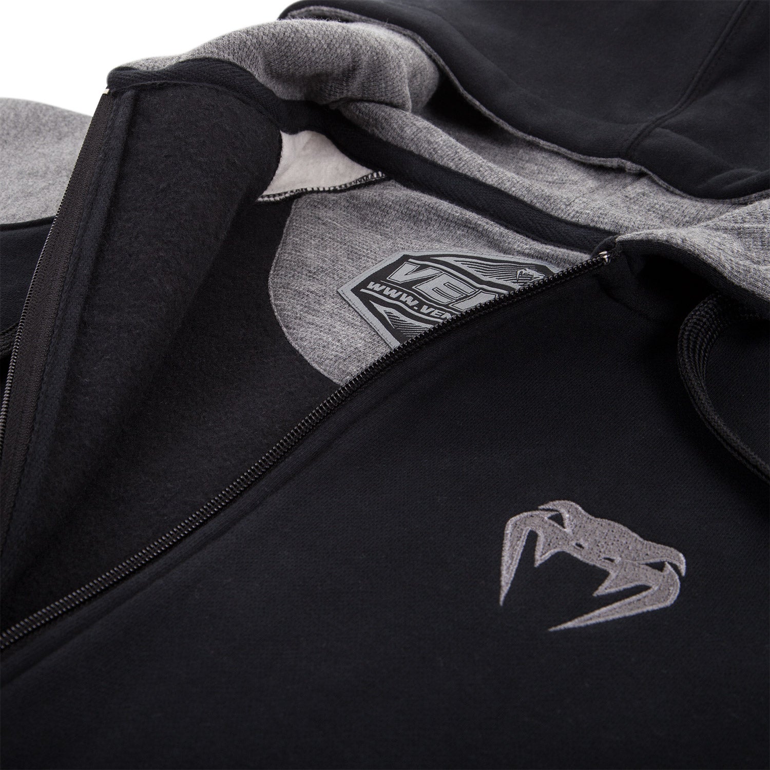 venum-contender-kapuzenpullover-gris-schwarz-herren-hoodie image 5