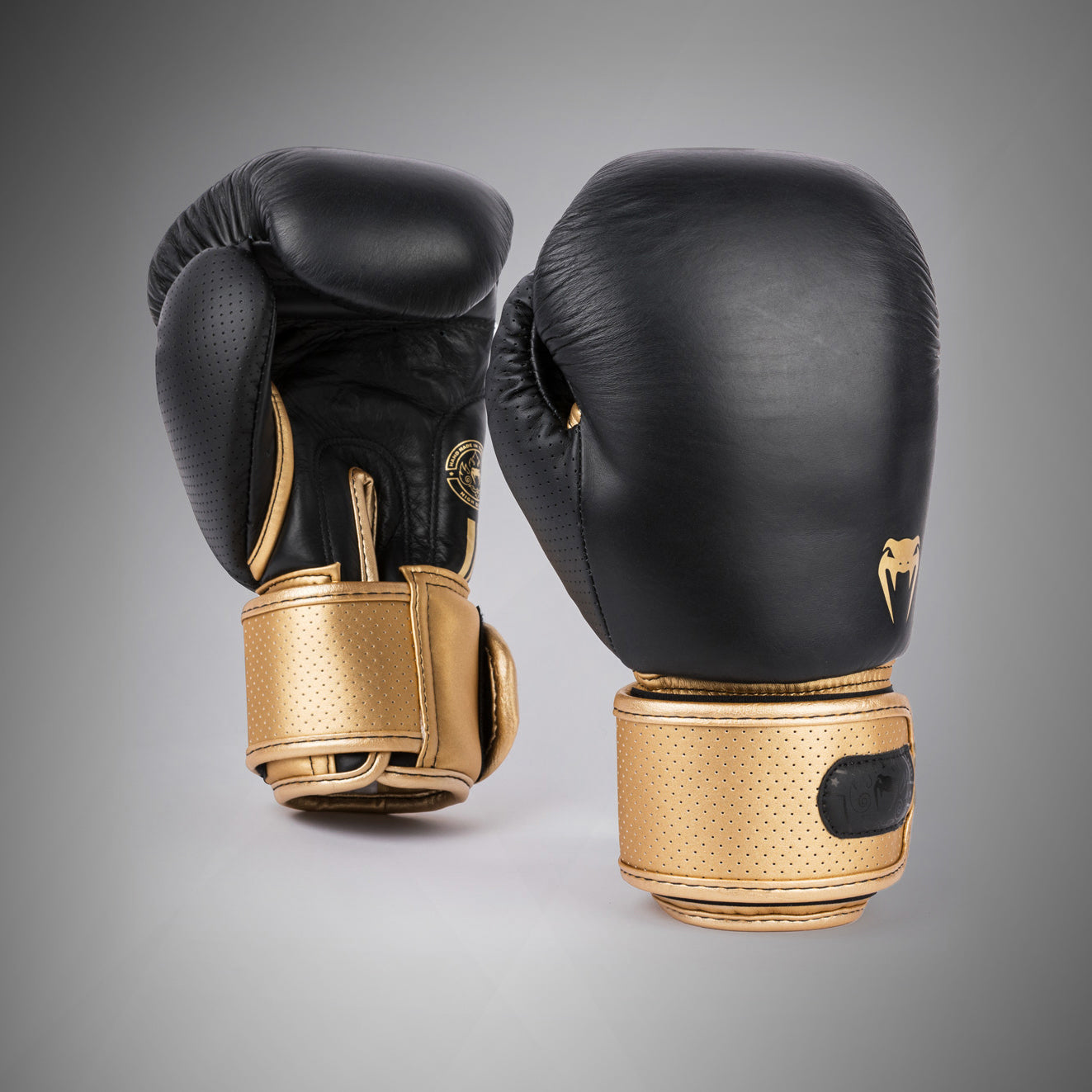 venum-power-2-0-boxhandschuhe-nappaleder-schwarz-gold image 1