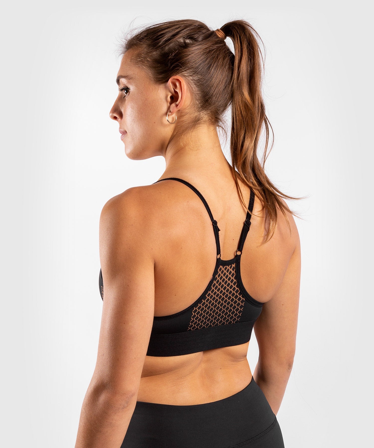 venum-tecmo-sport-bh-damen-schwarz-bronze image 4