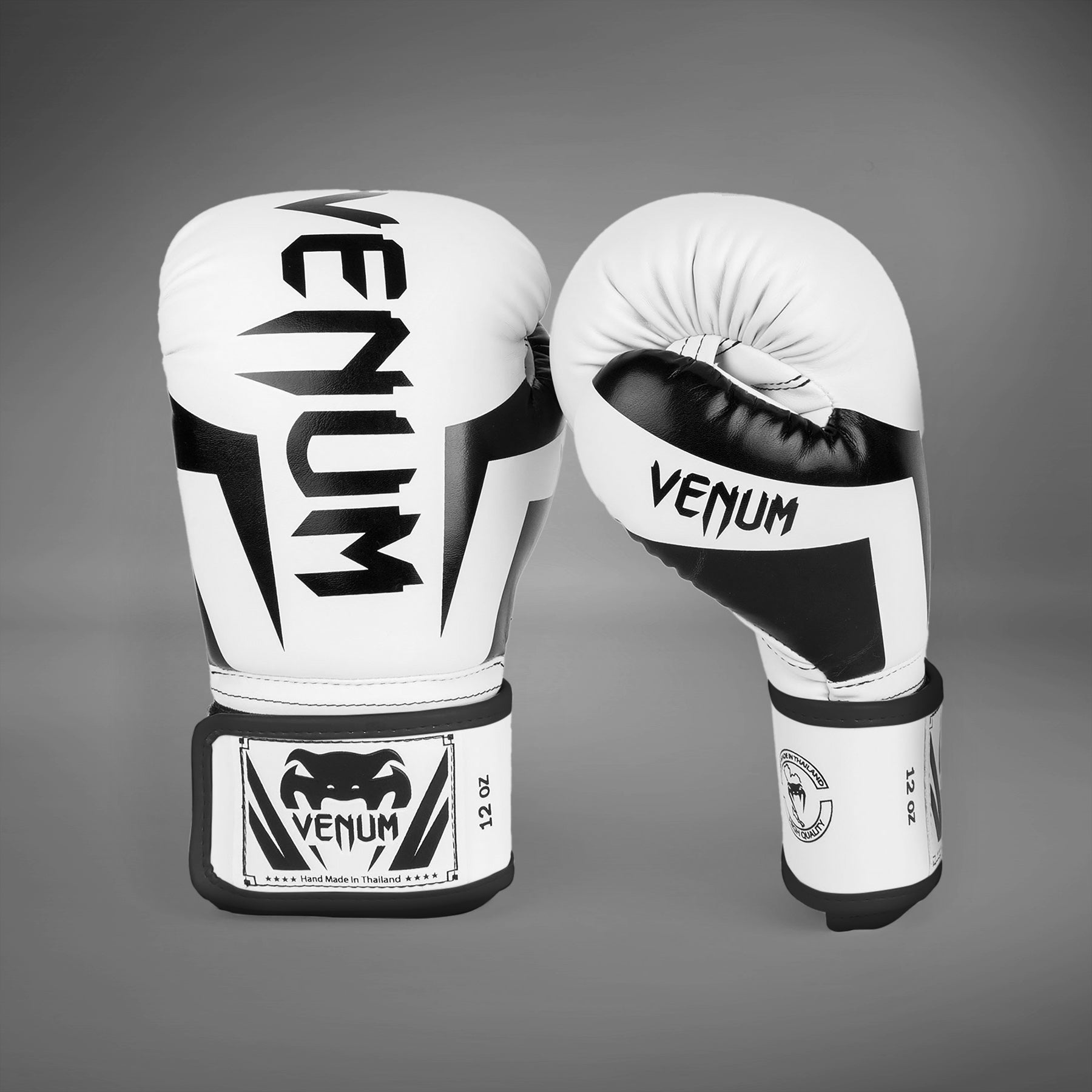 venum-elite-boxhandschuhe-wei-schwarz image 1