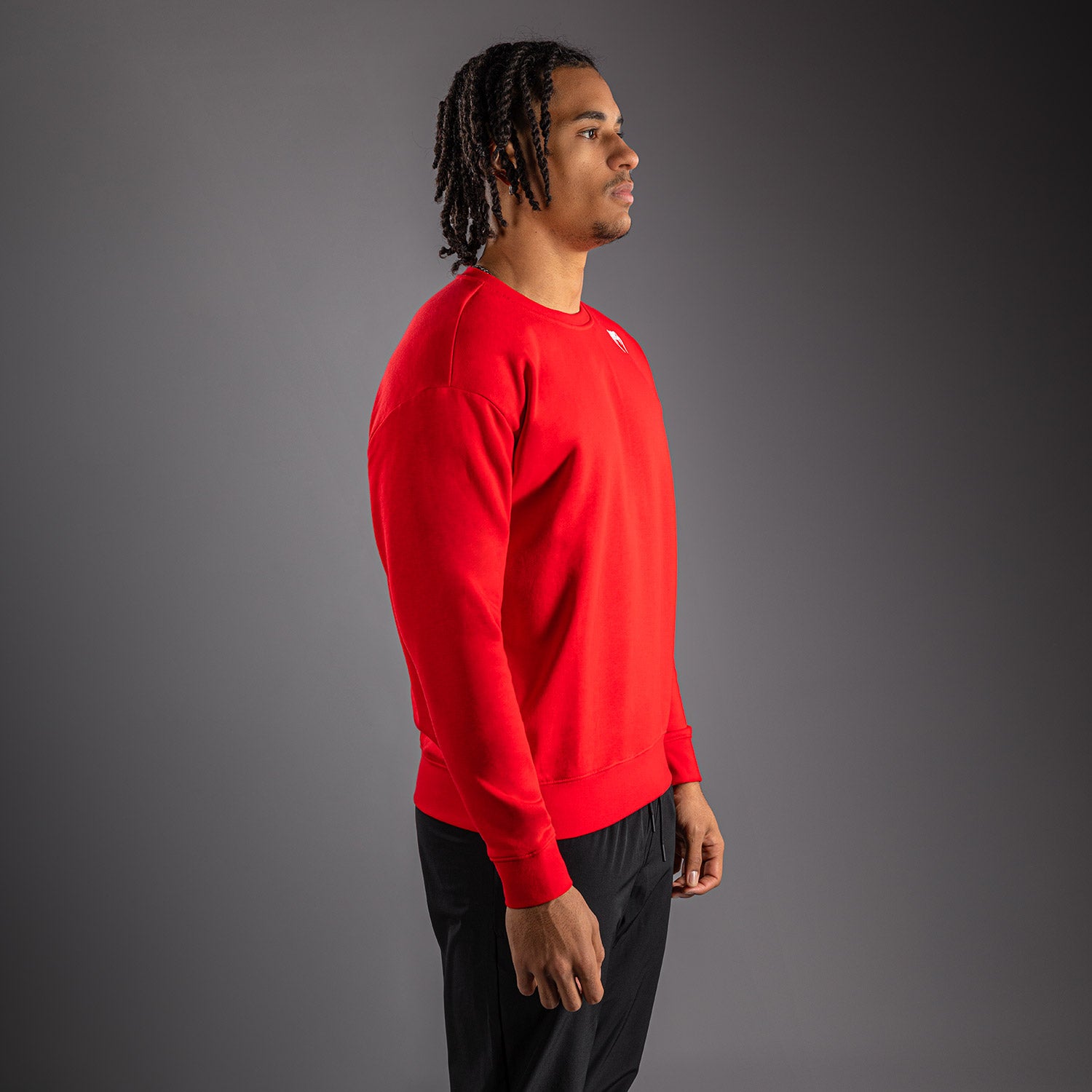 venum-lineup-fleece-crew-sweatshirt-rot-wei image 3