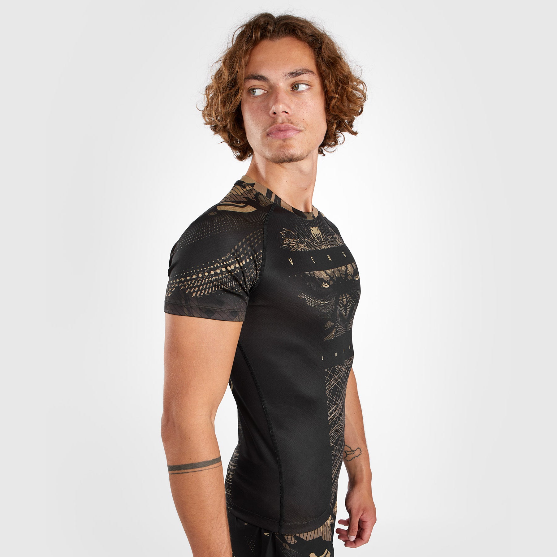 venum-gorilla-jungle-rashguard-kurzarm-schwarz-sand image 3