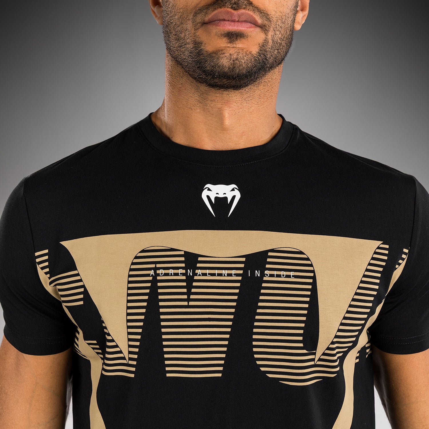 venum-adrenaline-t-shirt-herren-schwarz-sand image 3