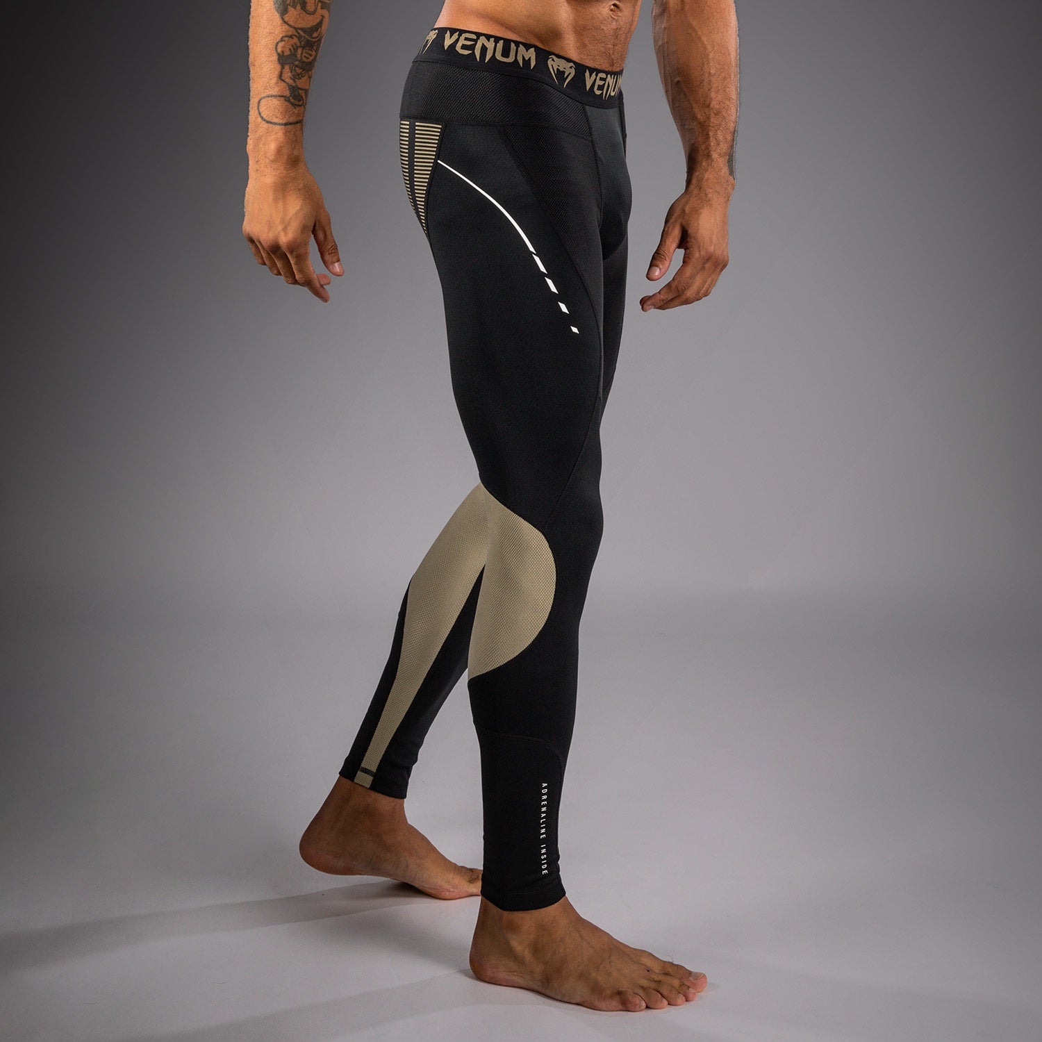 venum-adrenaline-spats-kompressionstights-schwarz-sand-f-r-herren image 4