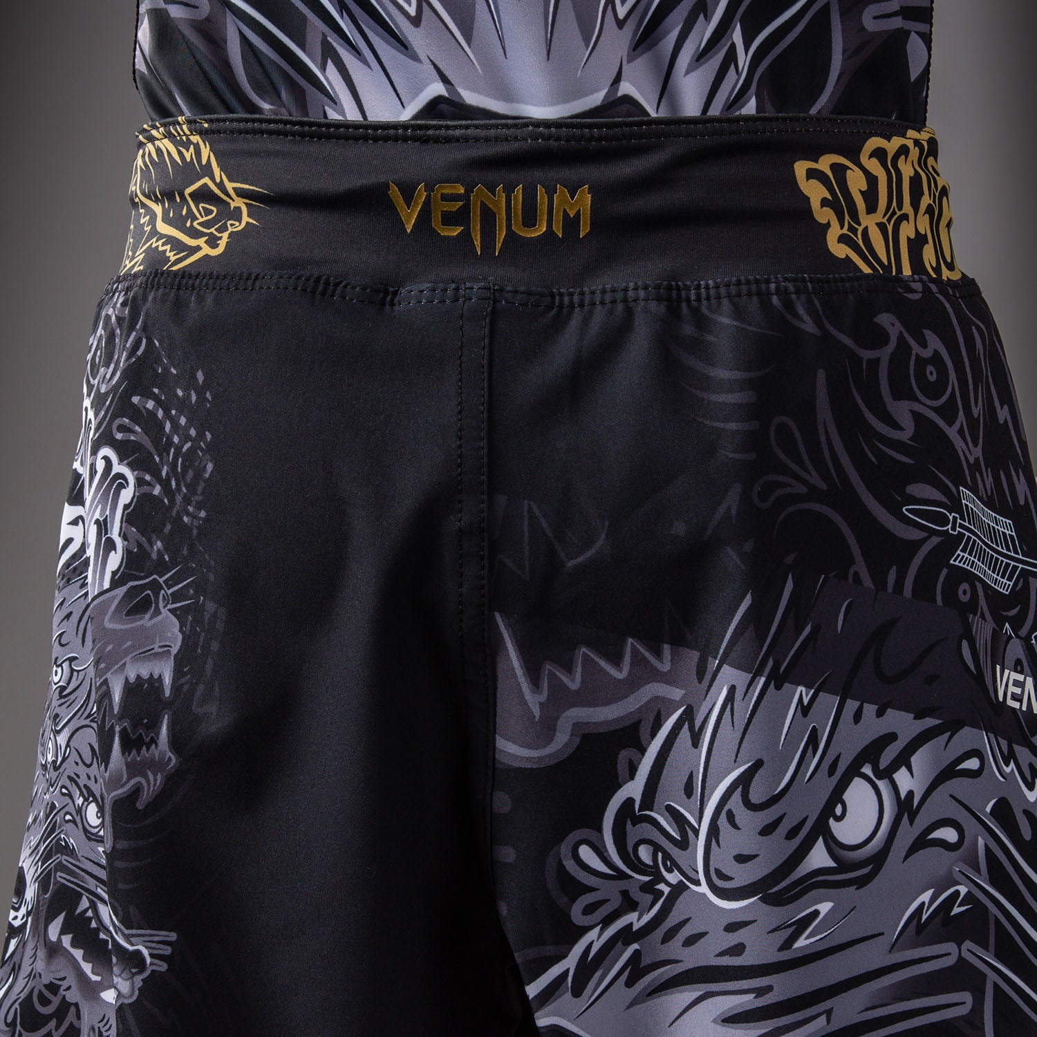venum-wolf-atak-kinder-fightshorts-schwarz-grau image 6
