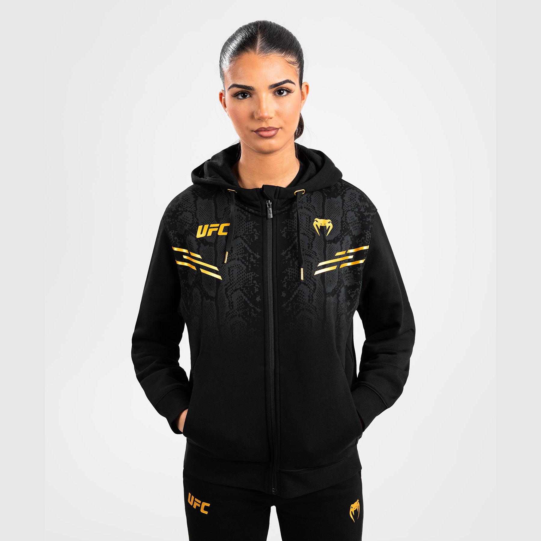 venum-ufc-adrenaline-replica-zip-hoodie-damen-champion image 1