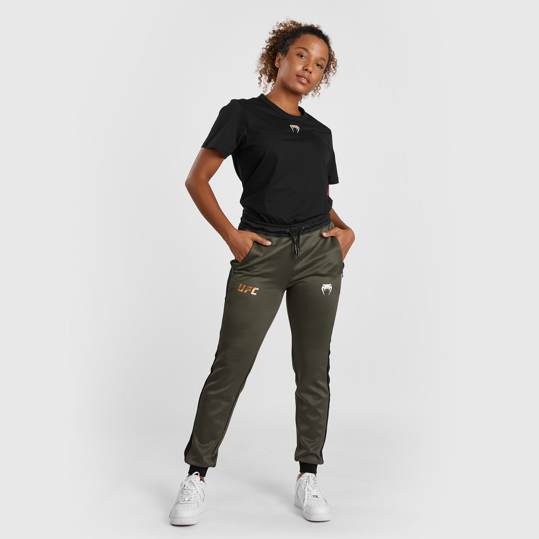venum-ufc-adrenaline-fight-week-performance-jogginghose-damen-khaki-bronze image 6
