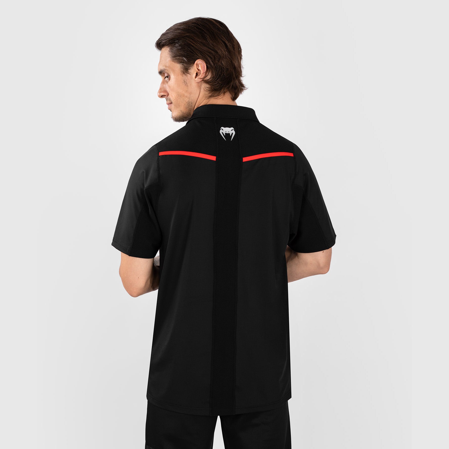 venum-ufc-performance-institute-2-0-poloshirt-f-r-m-nner-schwarz-rot image 6