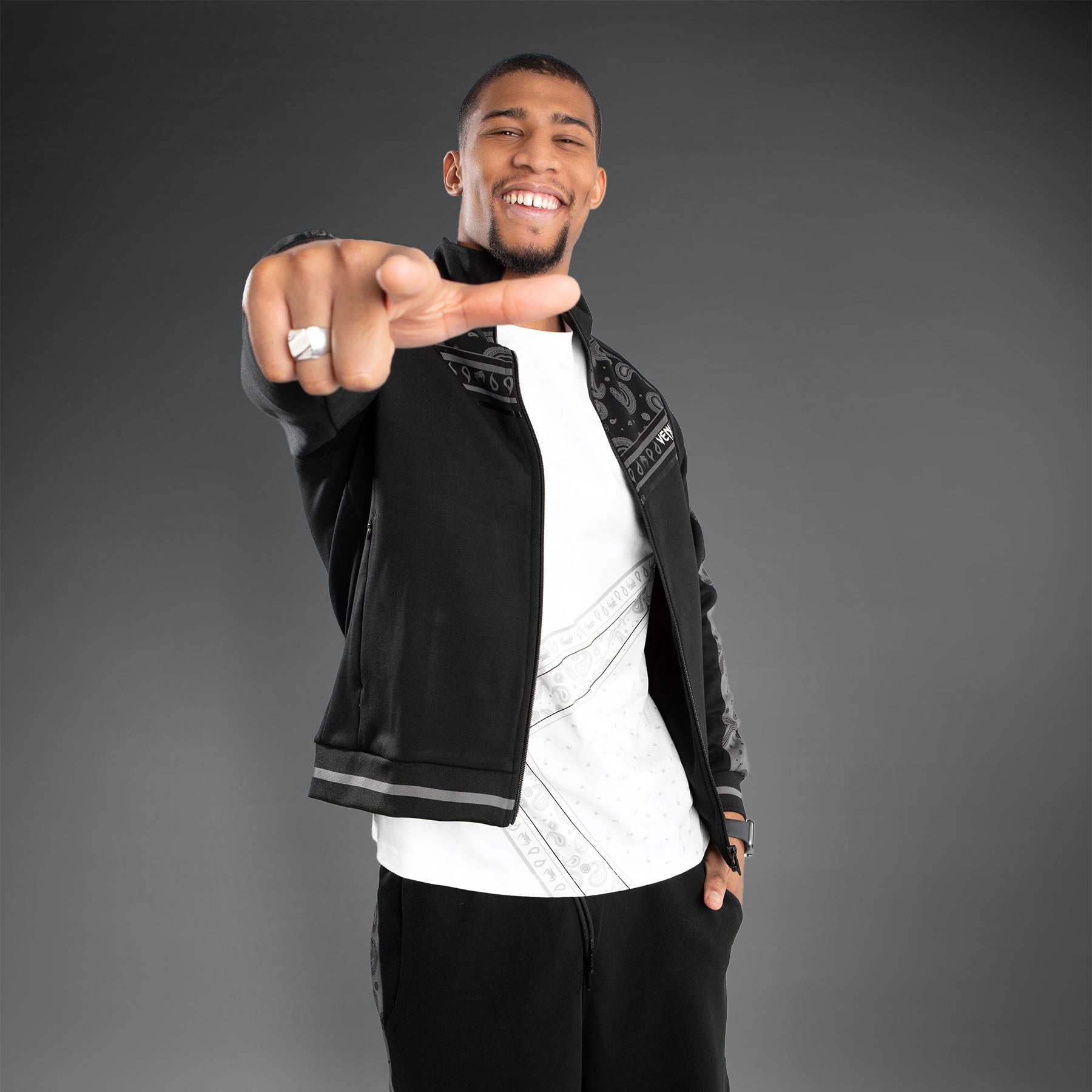 venum-cali-34-track-jacket-schwarz image 3