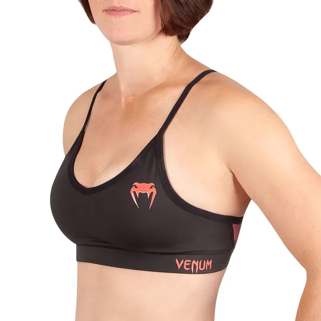 venum-tecmo-sport-bh-damen-schwarz-koralle image 1