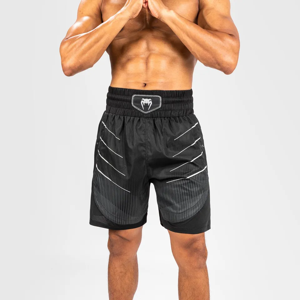 venum-biomecha-boxshorts-schwarz-grau-herren image 1