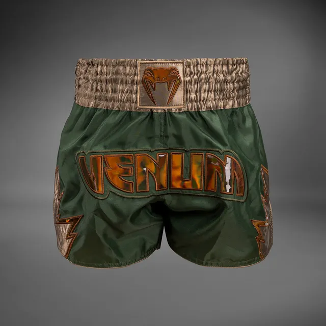 venum-inferno-muay-thai-shorts-khaki-bronze-made-in-thailand image 1