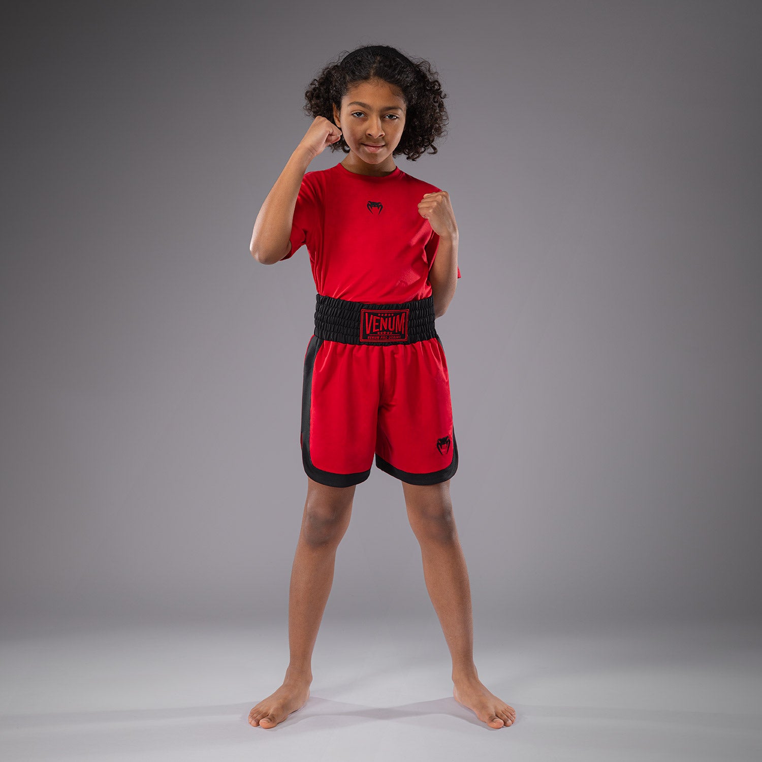 venum-classic-kinder-boxing-shorts-kirschrot image 7