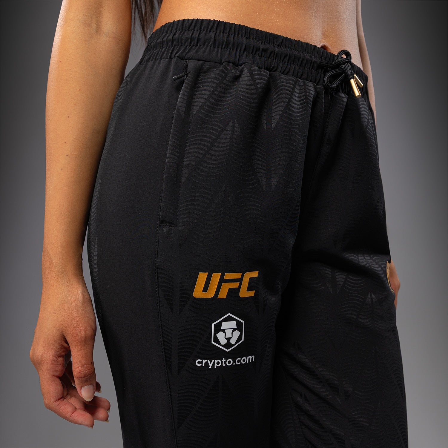 venum-ufc-zenith-authentic-fight-night-walkout-hose-damen-champion-schwarz-gold image 7