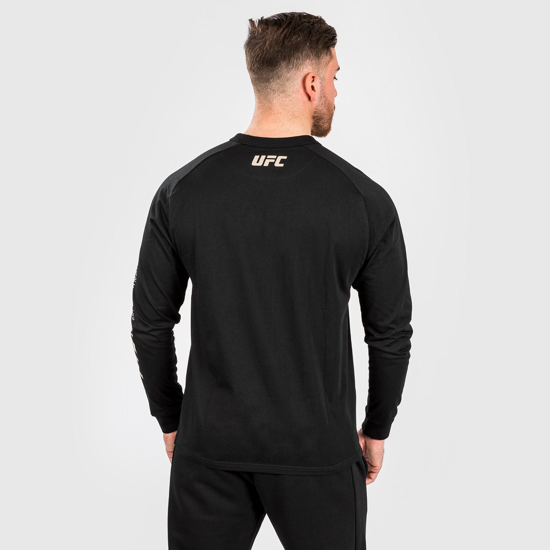 ufc-adrenaline-by-venum-fight-week-langarm-t-shirt-herren-schwarz image 6