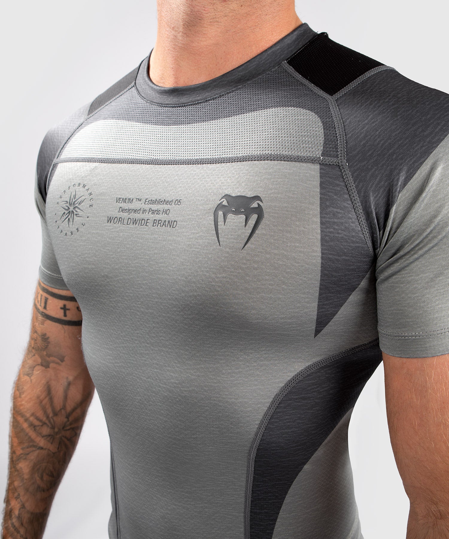 venum-stone-compression-shirt-kurzarm-mineralgr-n image 5