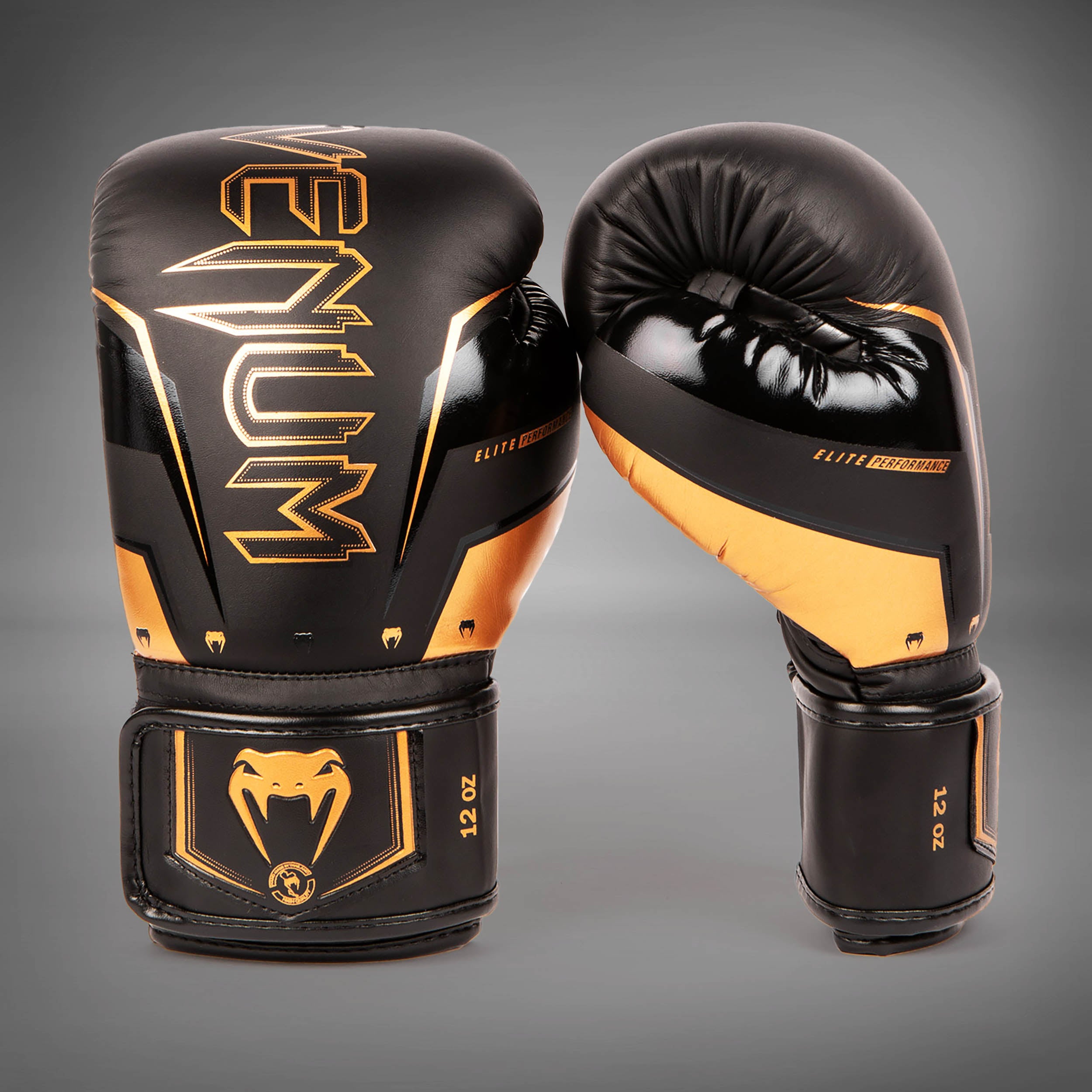 venum-elite-evo-boxhandschuhe-schwarz-bronze image 2