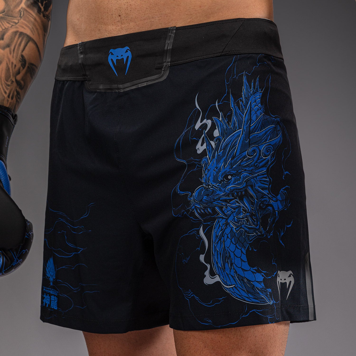 venum-thunder-dragon-fightshorts-herren-schwarz-k-nigsblau image 6