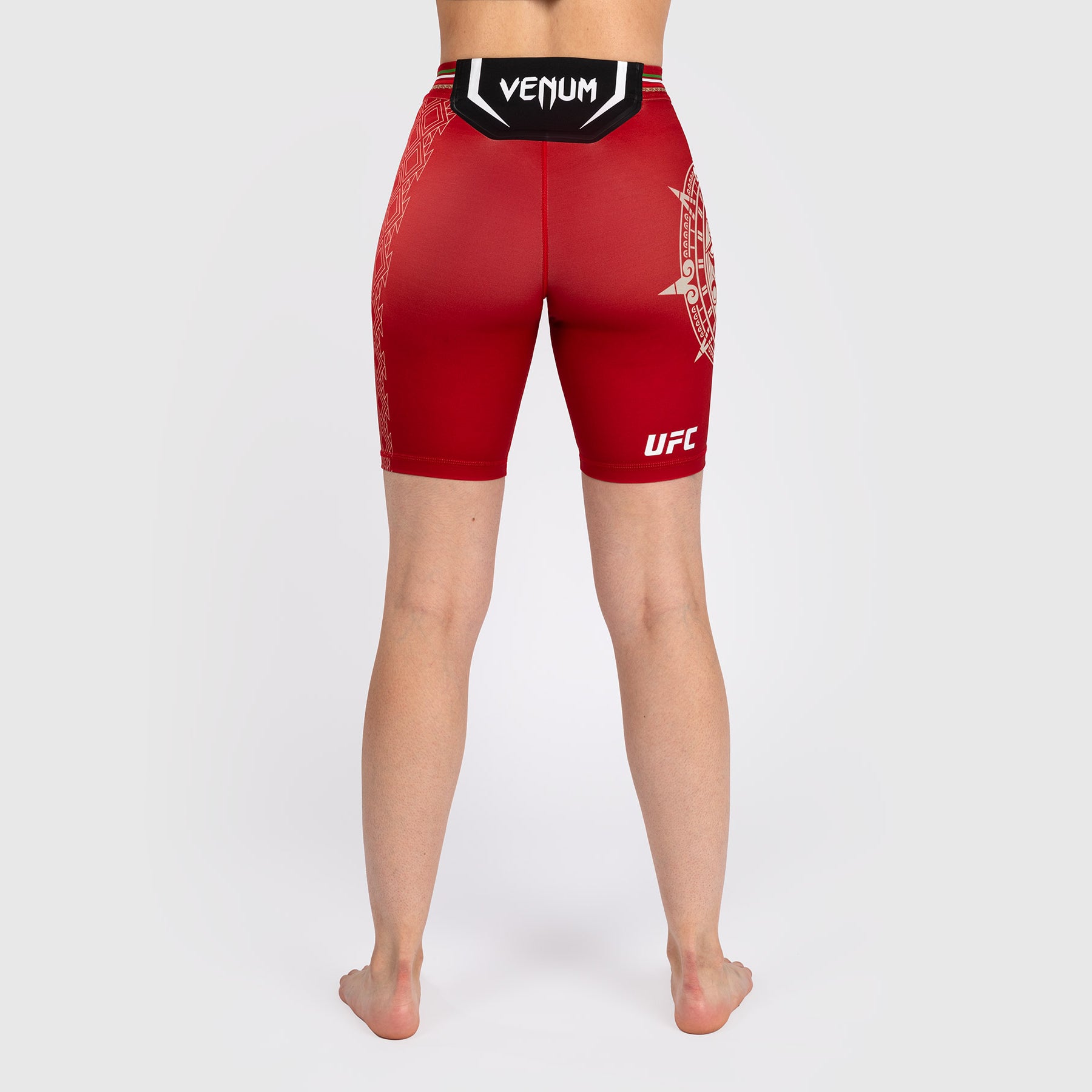 venum-noche-ufc-authentic-fight-night-vale-tudo-shorts-damen-lange-passform-rot image 2