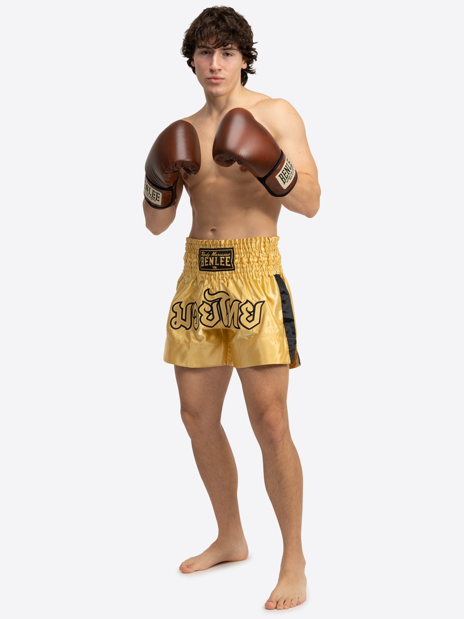 benlee-goldy-thaiboxhose-satin-muay-thai-shorts-f-r-training-wettkampf image 8