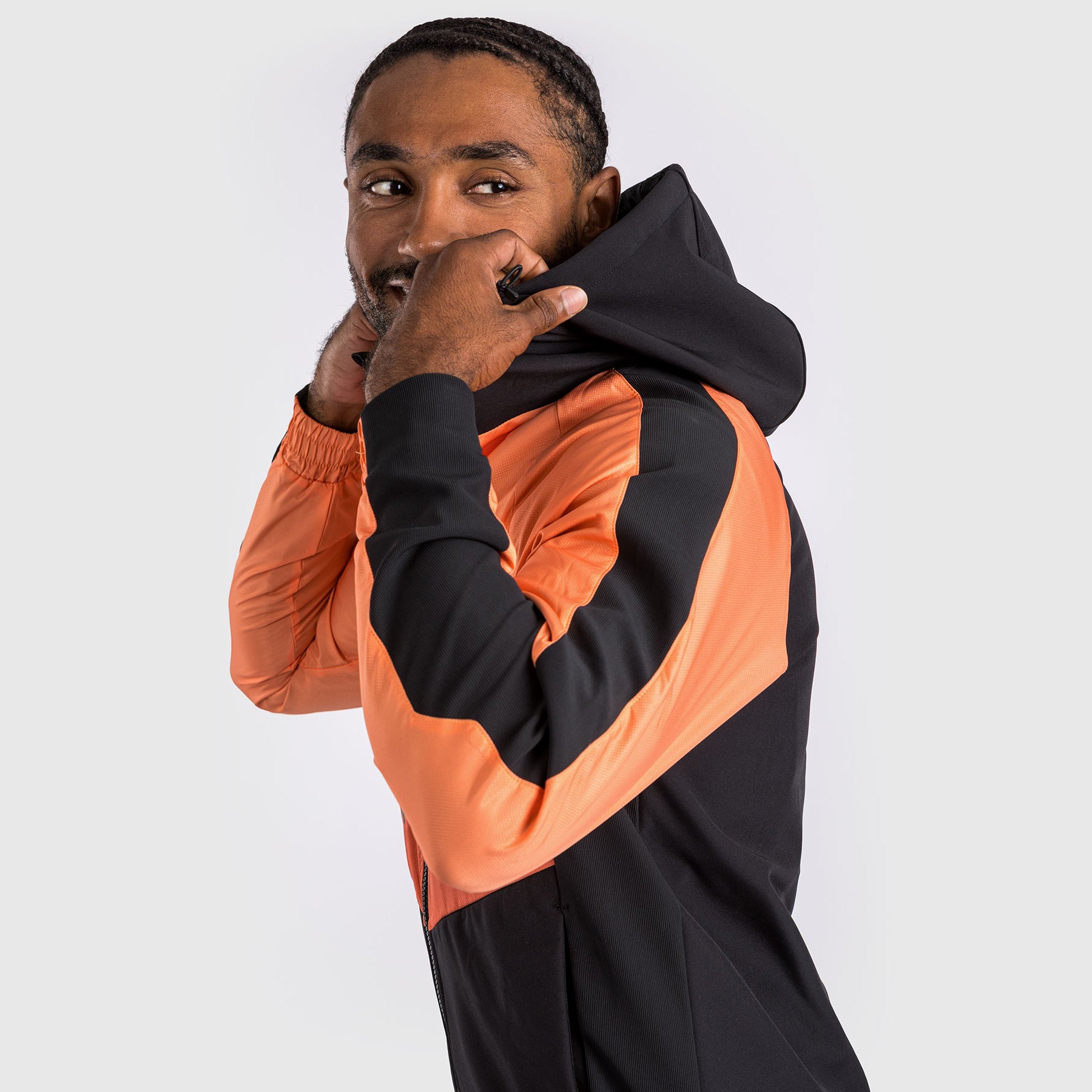 venum-laser-3-0-trainingsjacke-schwarz-orange-f-r-herren image 3