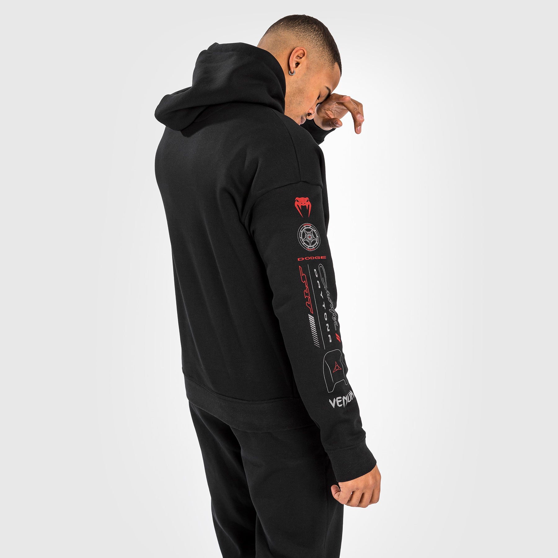 venum-x-dodge-banshee-unisex-hoodie-pullover-schwarz image 5