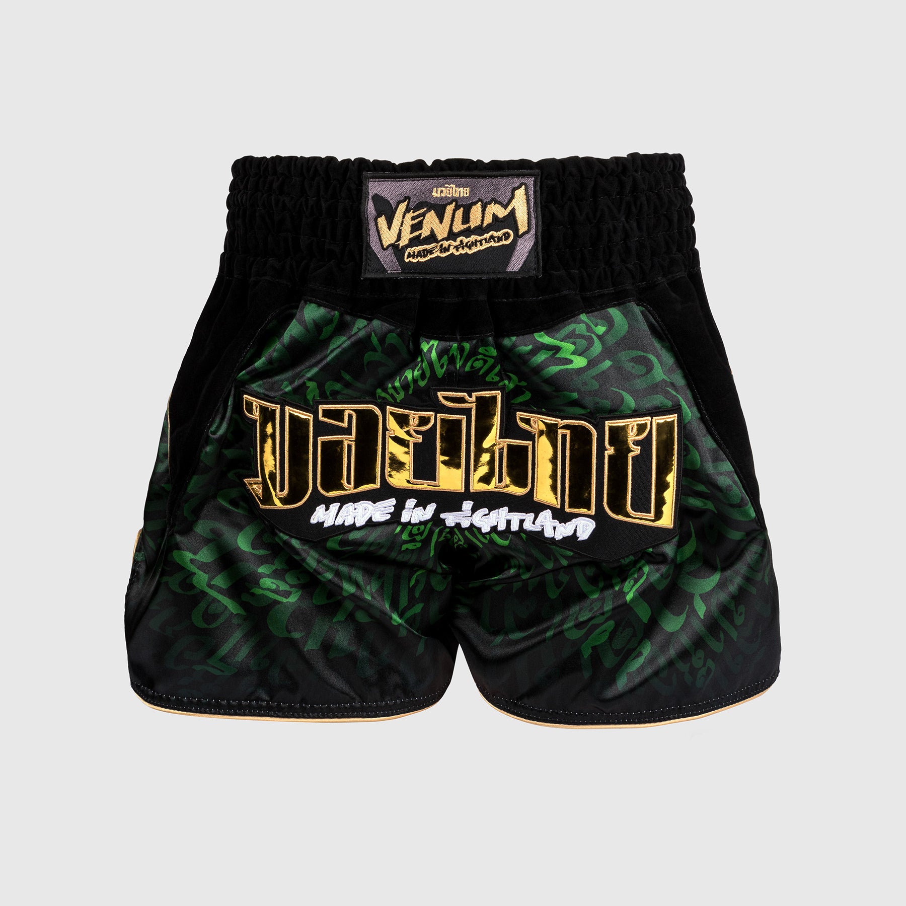 venum-attack-muay-thai-shorts-schwarz-gr-n image 1