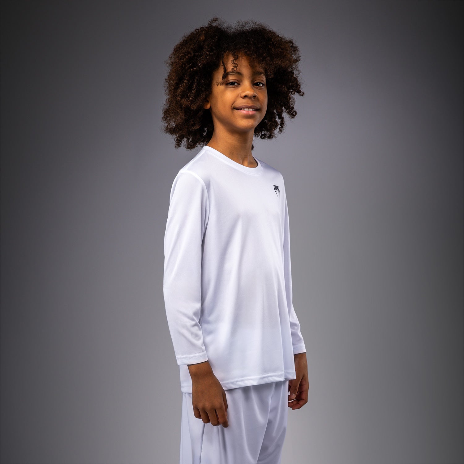 venum-lineup-langarm-t-shirt-f-r-kinder-wei-schwarz image 3